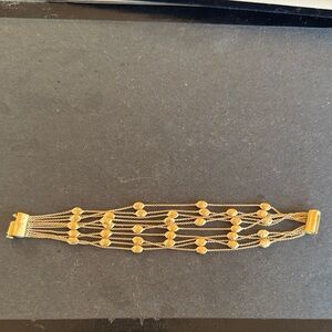 Marco Bicego 18k Gold Multi-Row Beaded Chain Bracelet like new approx.23.8 grams